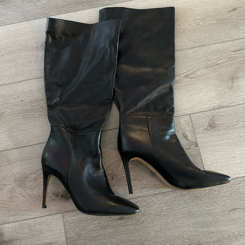 Black Leather Boots